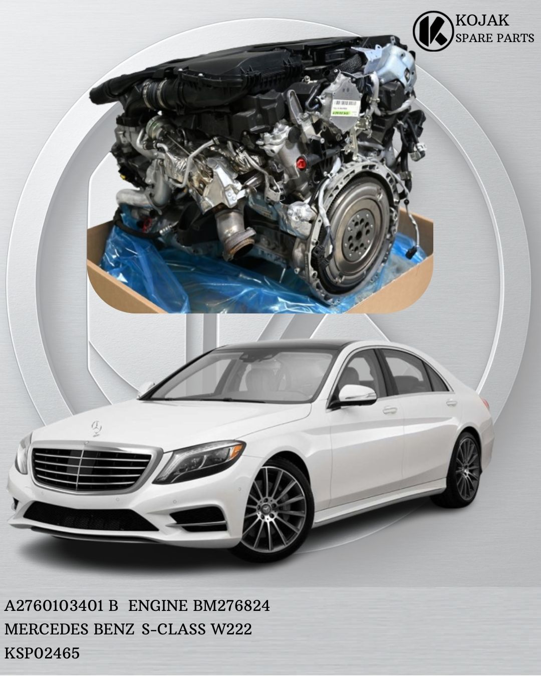 Mercedes-Benz M276 Engine Assembly