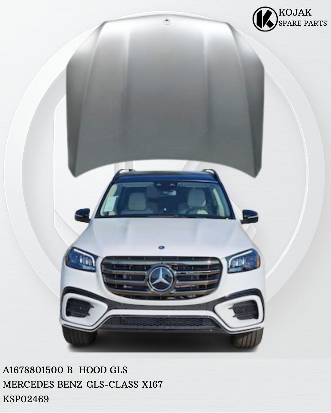 Hood Mercedes-Benz GLS-Class X167