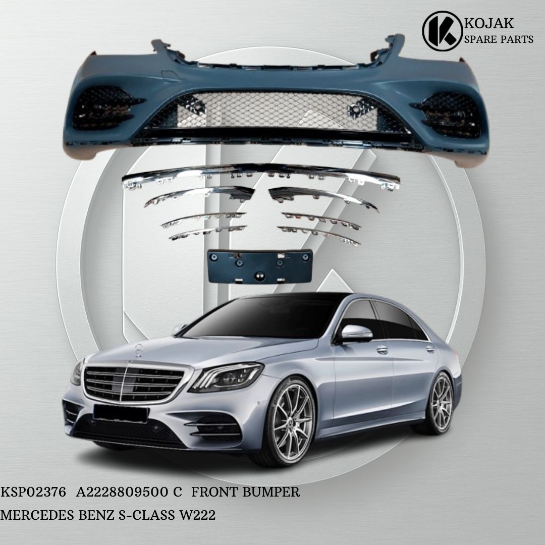 Front Bumper Mercedes-Benz S-Class W222 with Trim