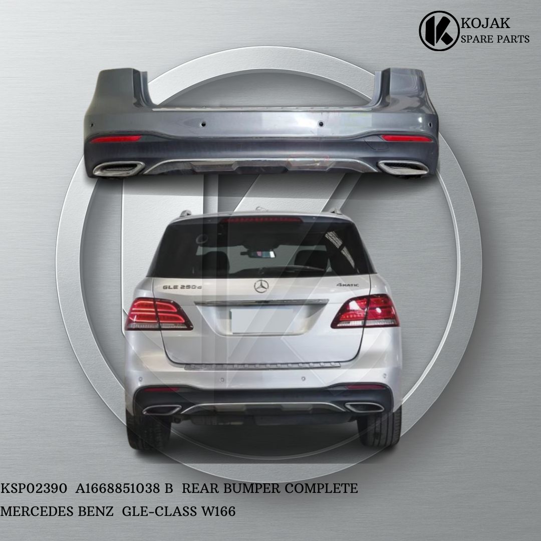 Rear Bumper Complete Mercedes-Benz GLE-Class W166