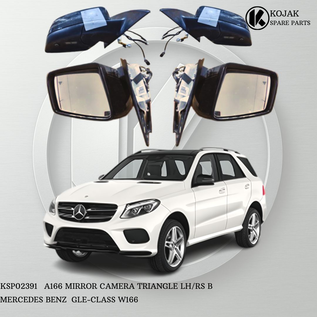 Side Mirrors with Camera for Mercedes-Benz GLE-Class W166 (Pair)