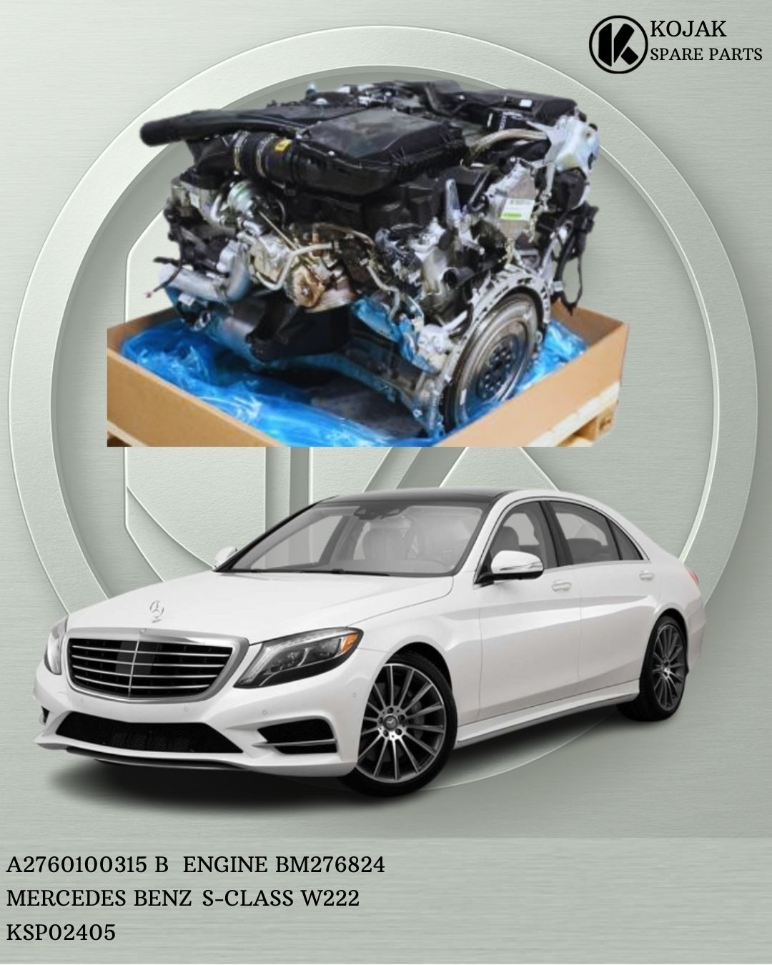 Mercedes-Benz S-Class W222 M276 Engine