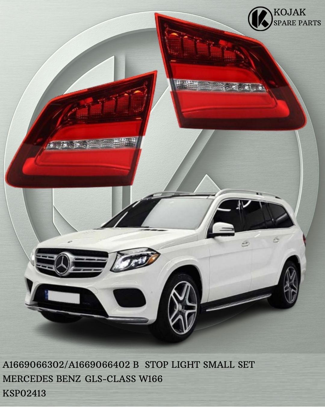 Tail Light Set Mercedes-Benz GLS-Class W166