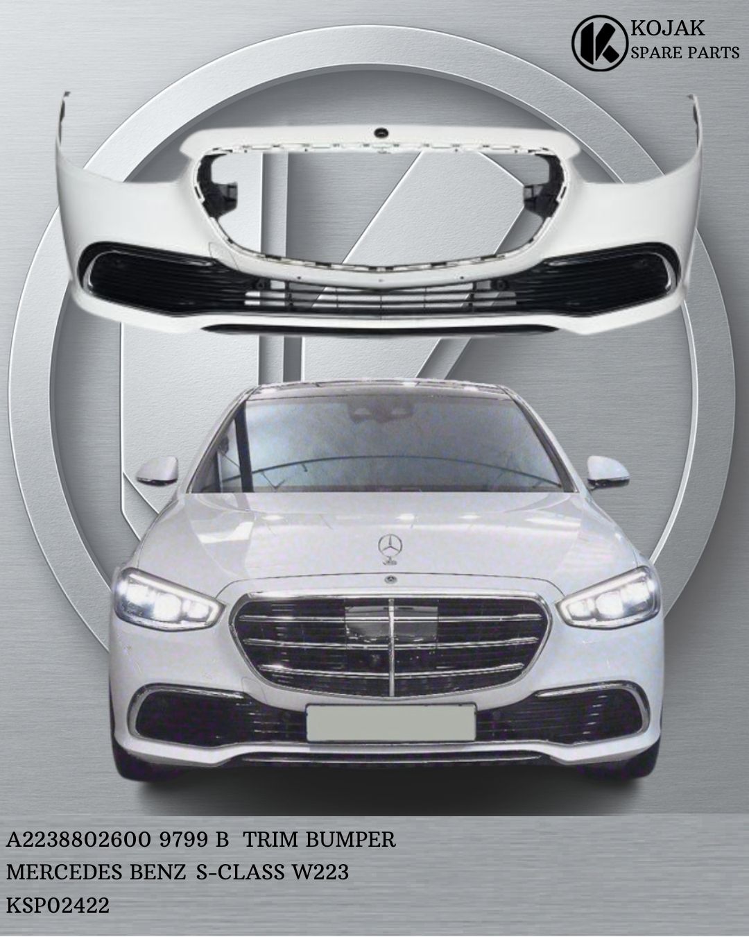 Front Bumper Mercedes-Benz S-Class W223