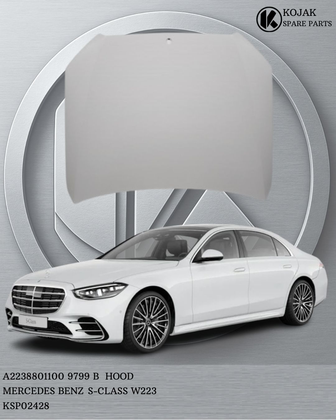 Hood Mercedes-Benz S-Class W223