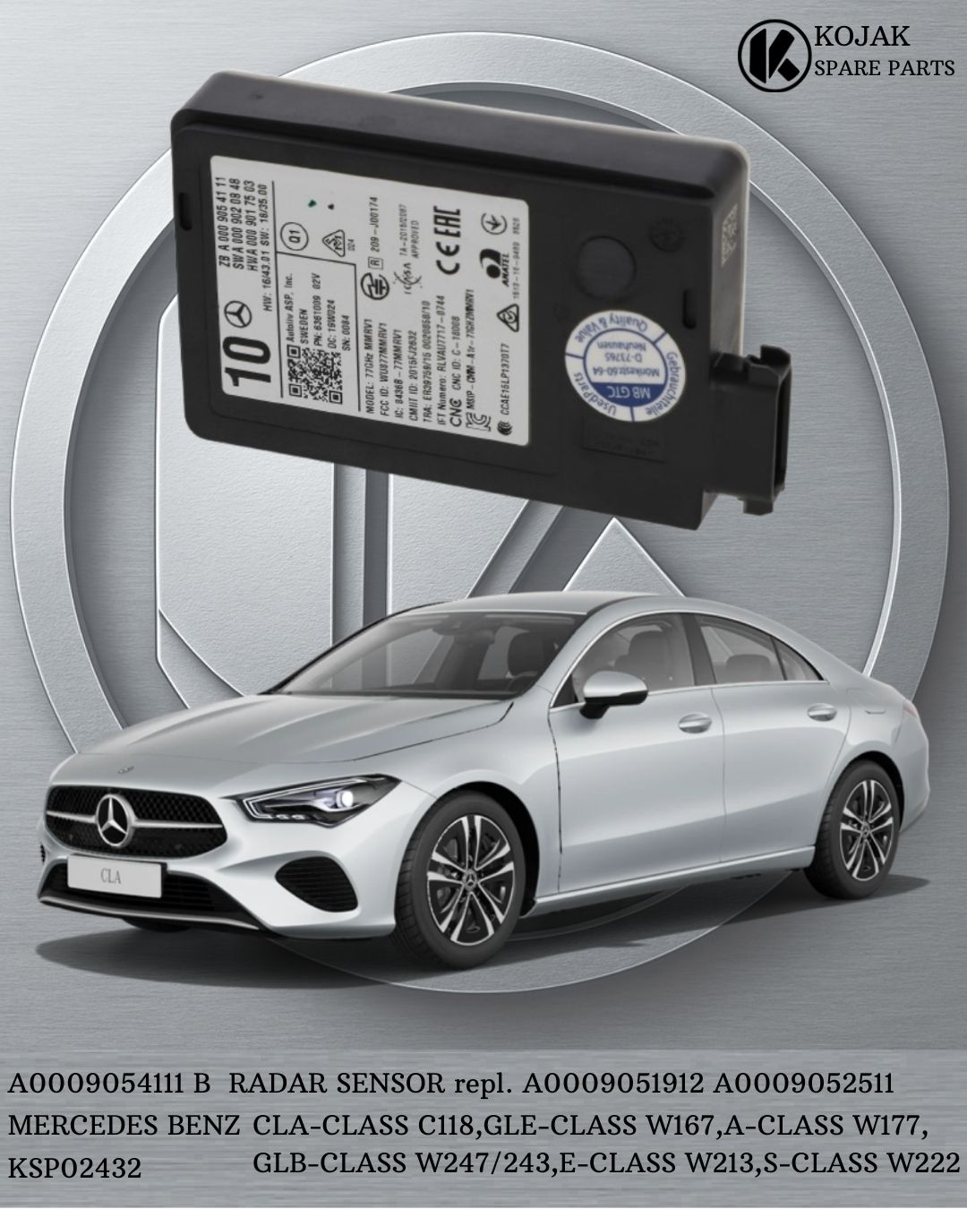 Mercedes-Benz Radar Sensor