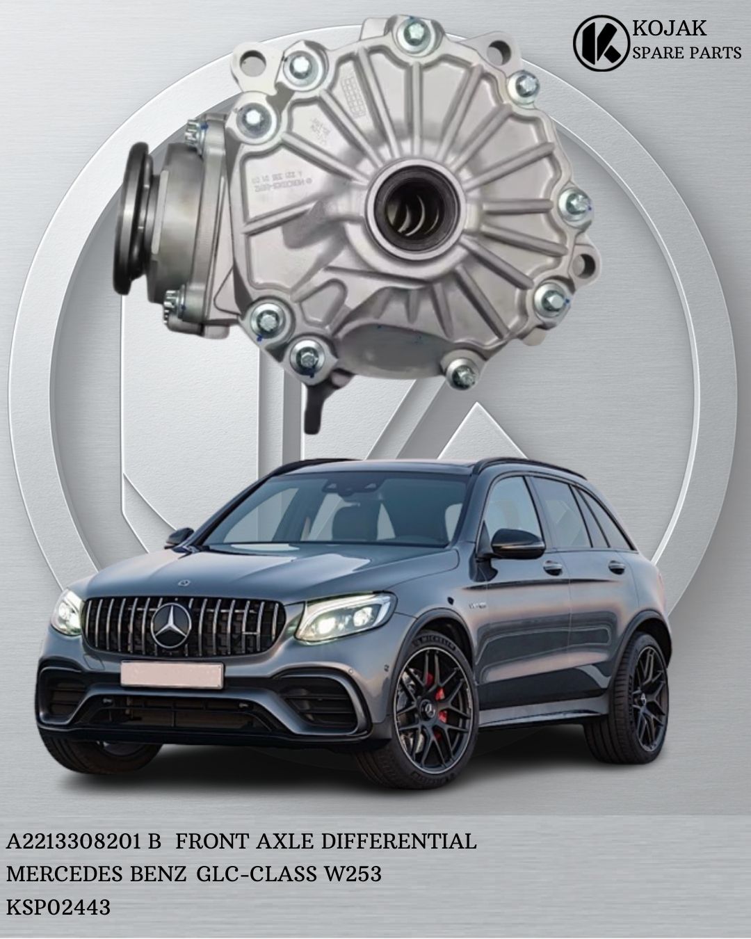 Front Axle Differential Mercedes-Benz GLC-Class W253