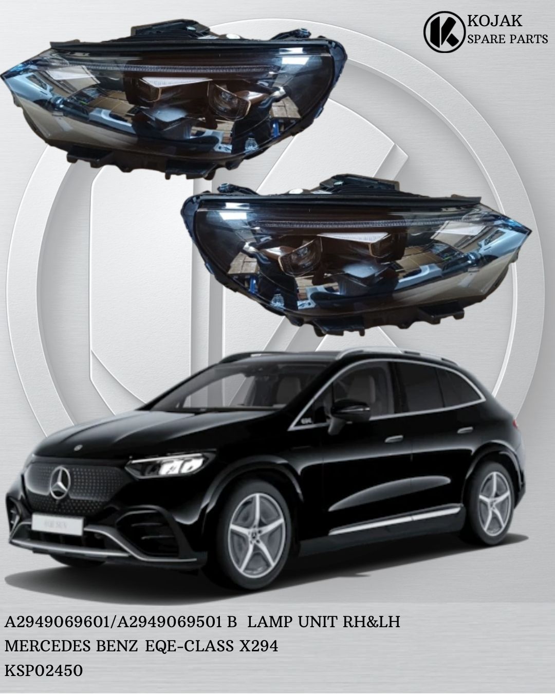 Headlight Set Mercedes Benz EQE-Class X294
