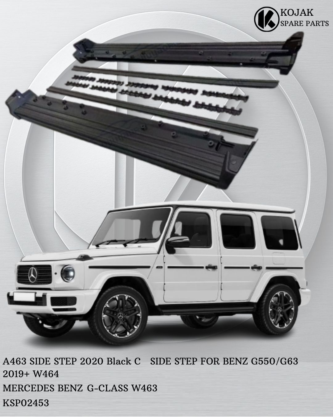 Side Steps for Mercedes-Benz G-Class W463/W464