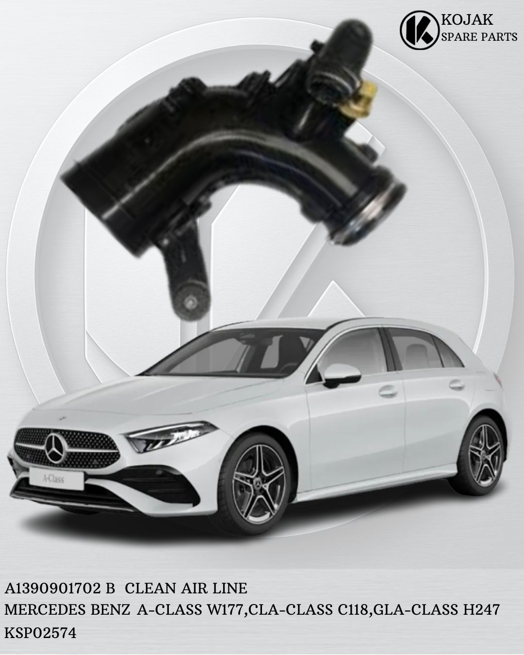 Mercedes-Benz Clean Air Line for A-Class W177, CLA-Class C118, GLA-Class H247