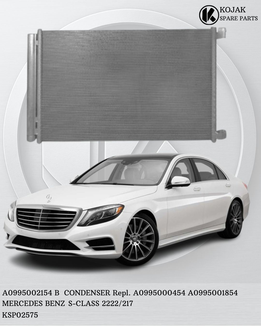 Mercedes-Benz S-Class W222/C217 AC Condenser