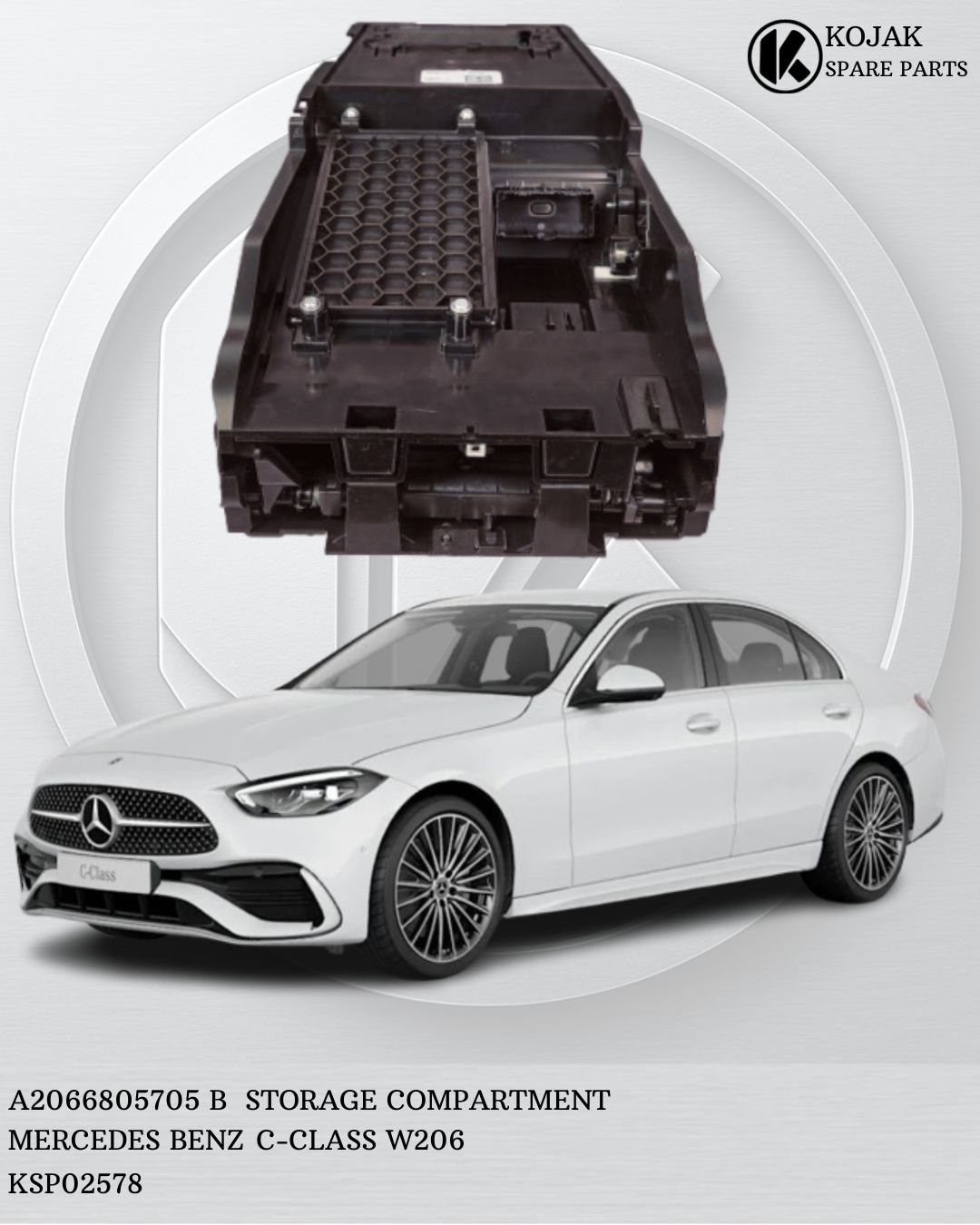 Storage Compartment Mercedes-Benz C-Class W206