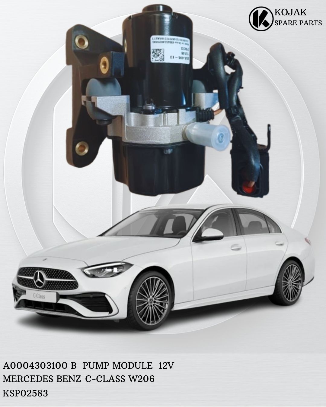 Brake Pump Module 12V Mercedes-Benz C-Class W206