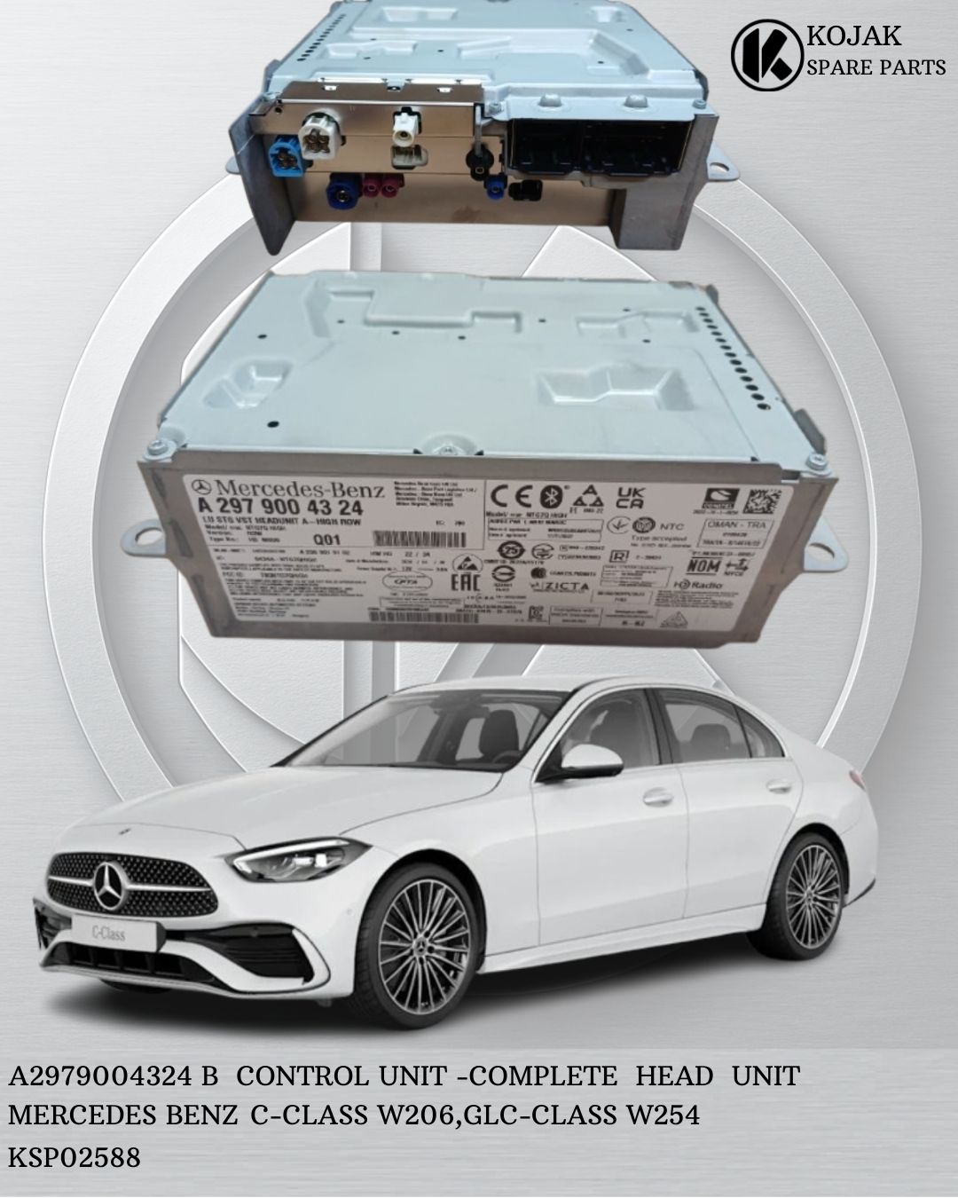 Mercedes-Benz C-Class W206 / GLC-Class W254 Complete Head Unit