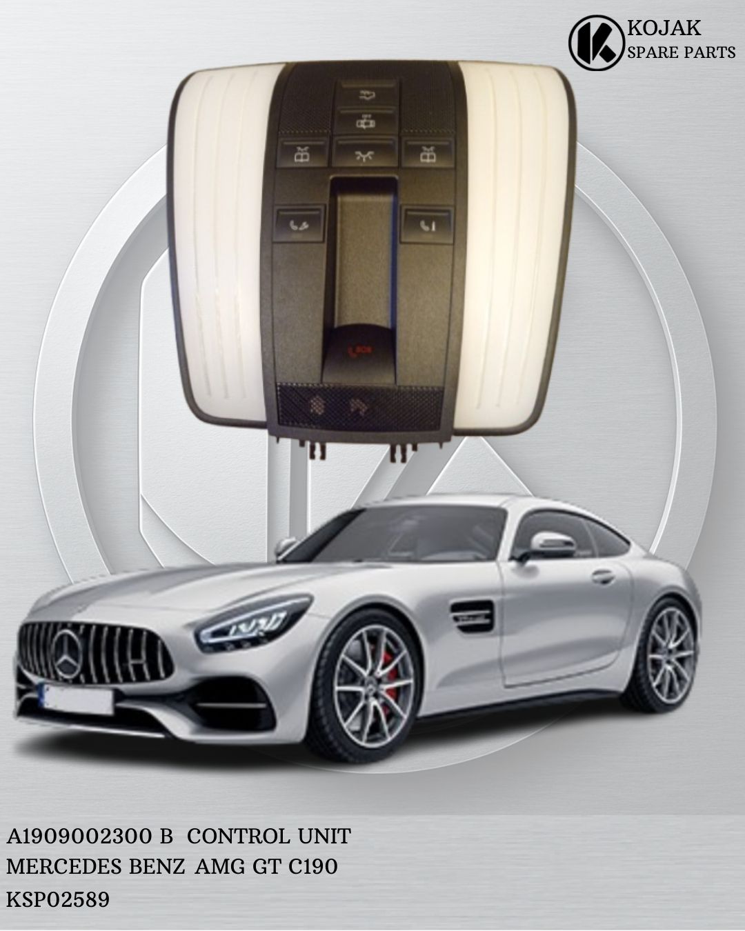 Overhead Control Unit Mercedes-Benz AMG GT C190
