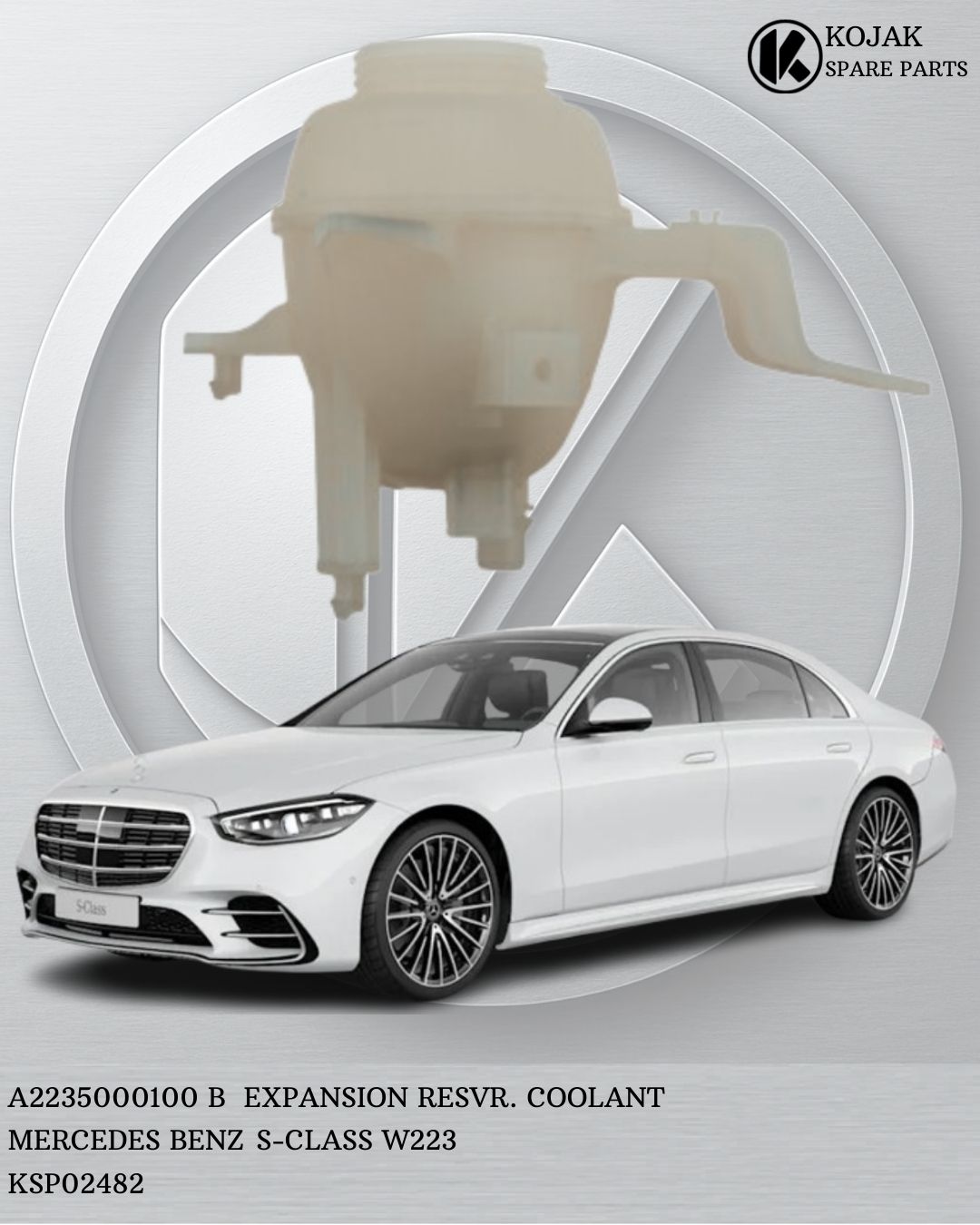 Coolant Expansion Reservoir Mercedes-Benz S-Class W223