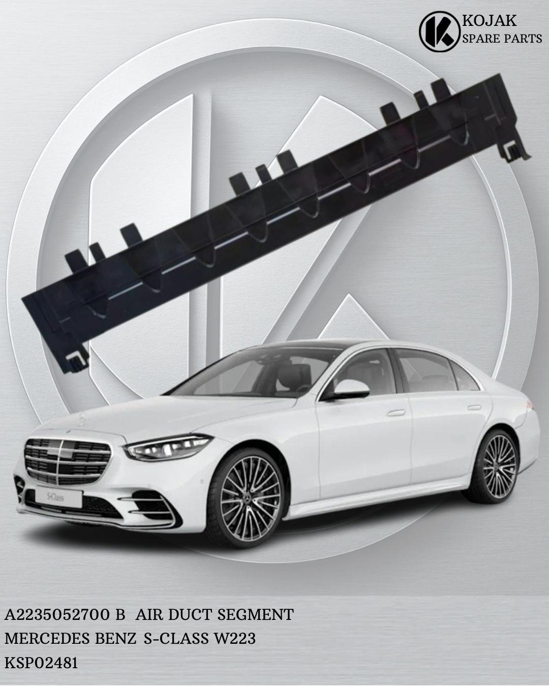 Air Duct Segment Mercedes-Benz S-Class W223