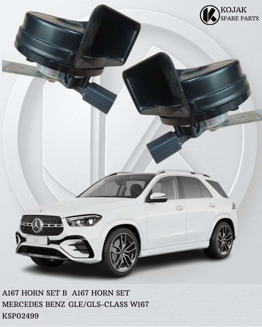 Horn Set Mercedes-Benz GLE/GLS-Class W167
