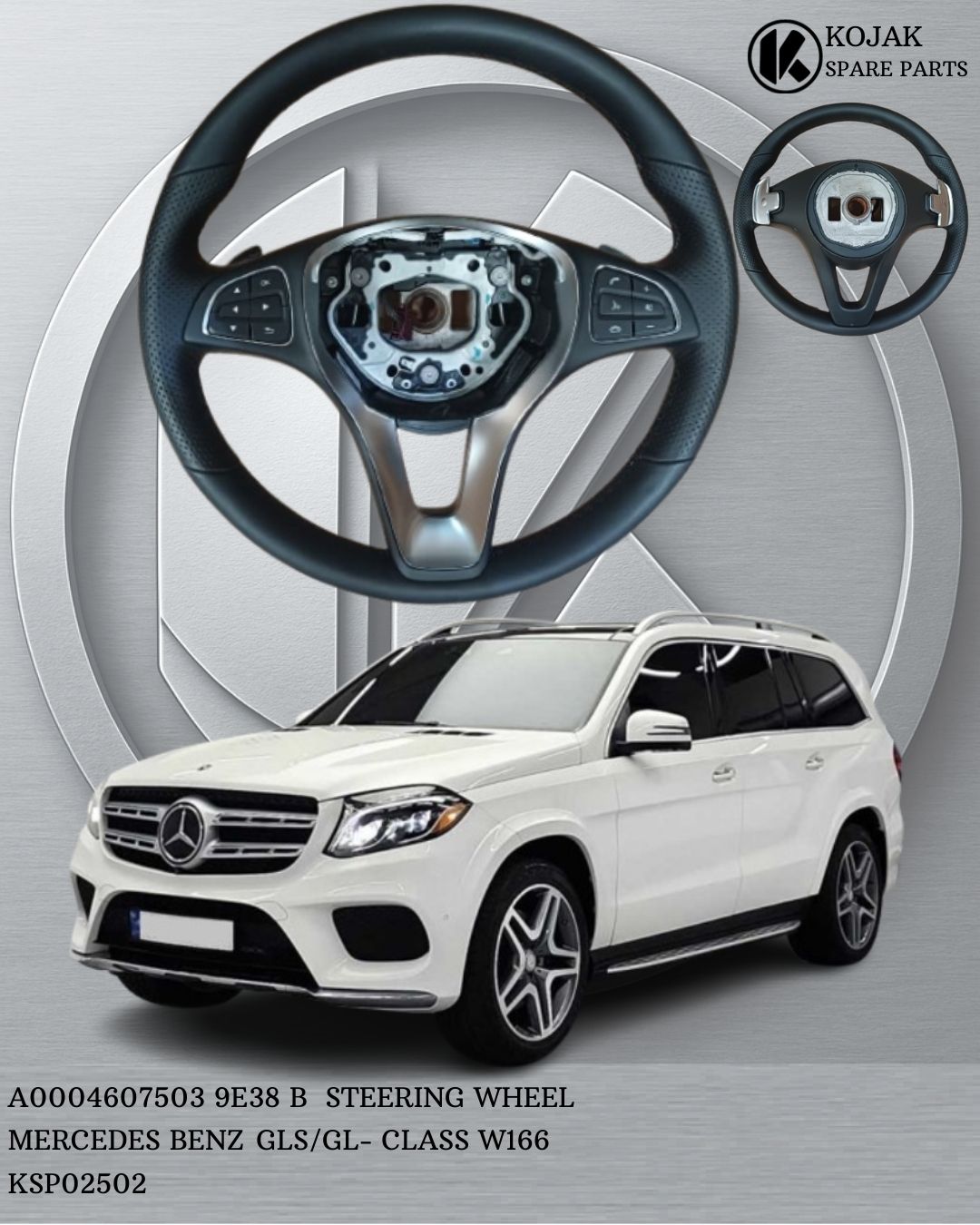 Mercedes-Benz GLS/GL-Class W166 Steering Wheel