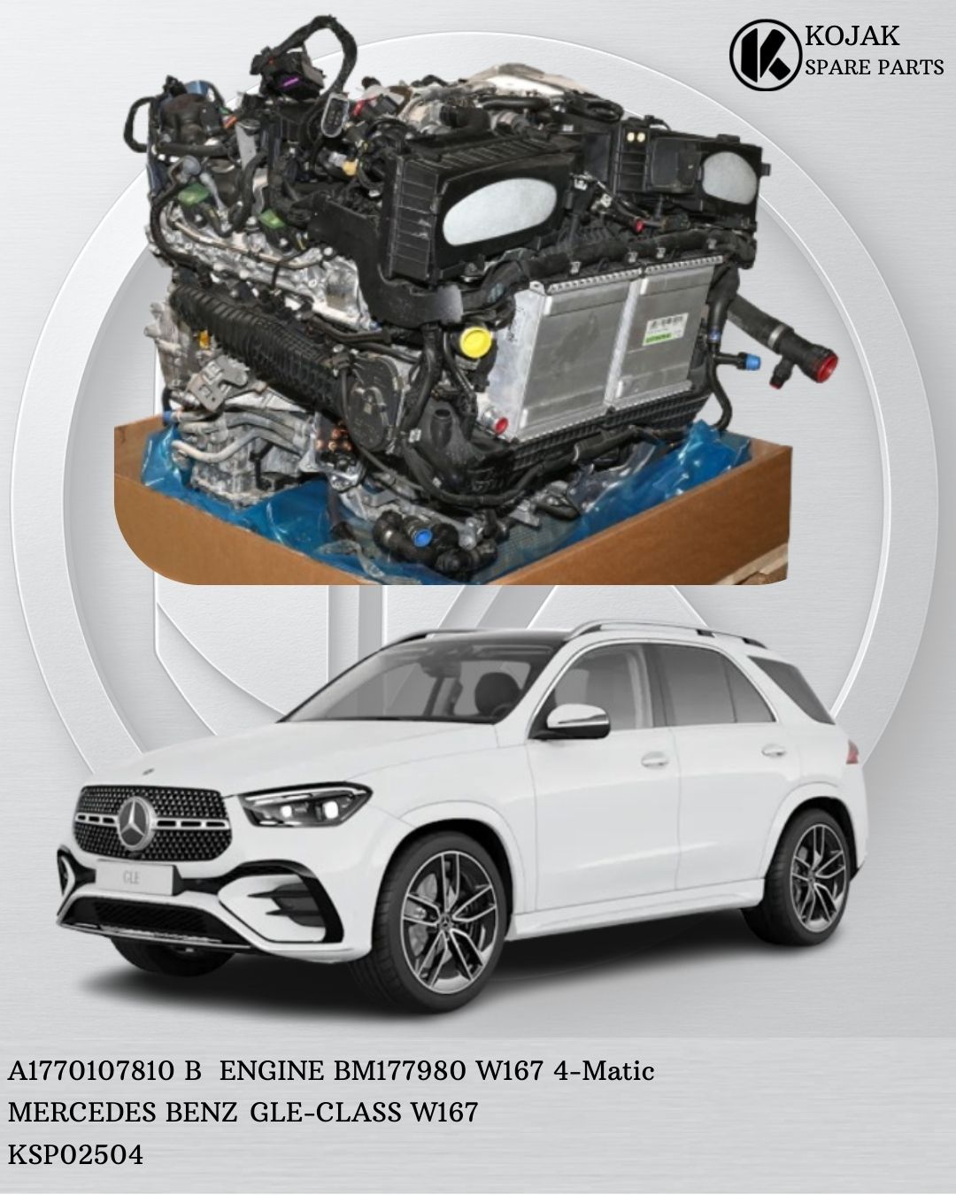 Engine Mercedes-Benz GLE-Class W167 BM177980 4-Matic