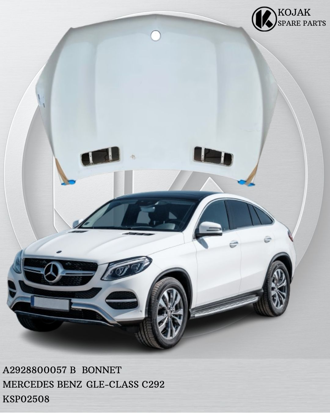 Bonnet Mercedes-Benz GLE-Class C292