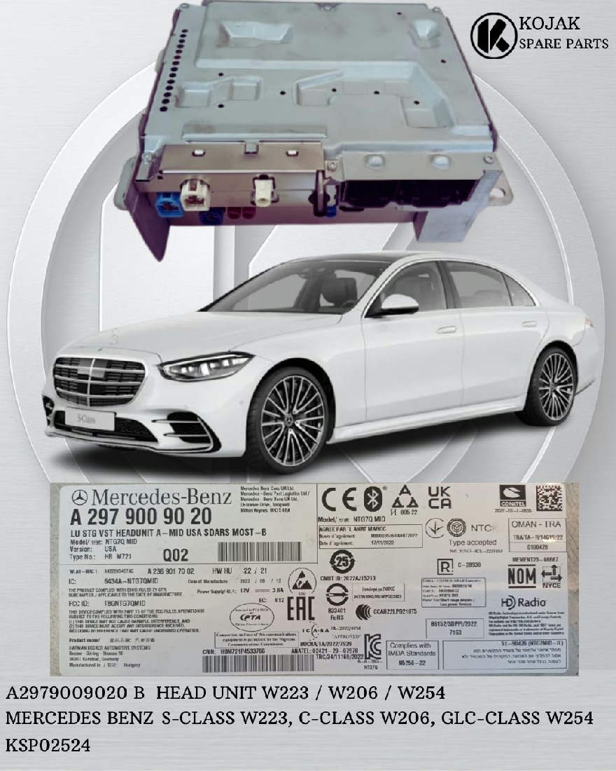 Mercedes-Benz NTG7Q MID Head Unit