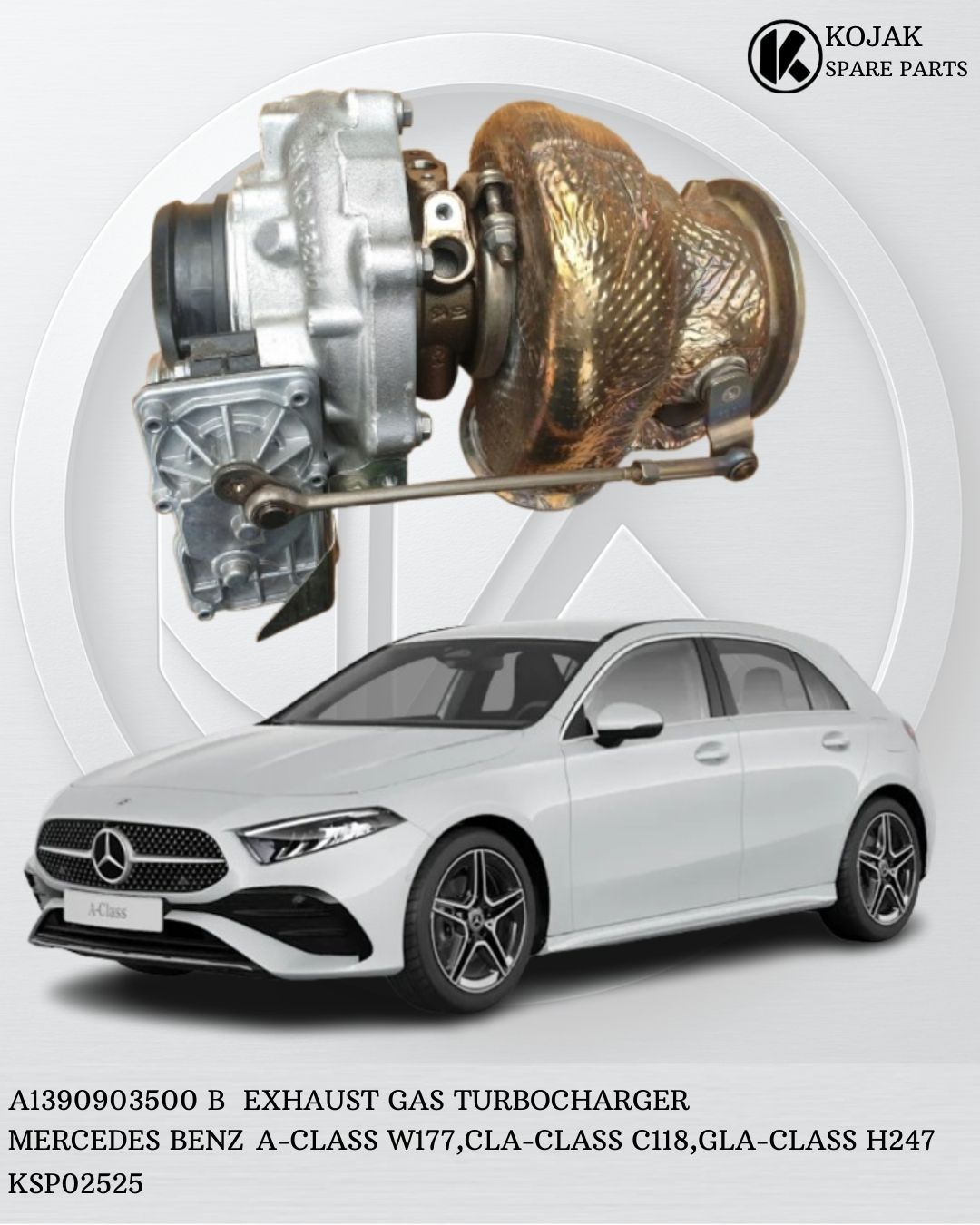 Exhaust Gas Turbocharger Mercedes-Benz A-Class W177