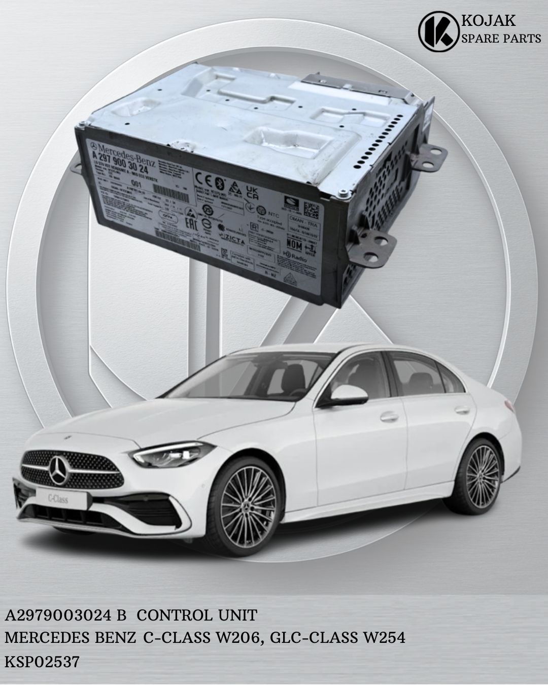 Mercedes-Benz Control Unit A2979003024 B