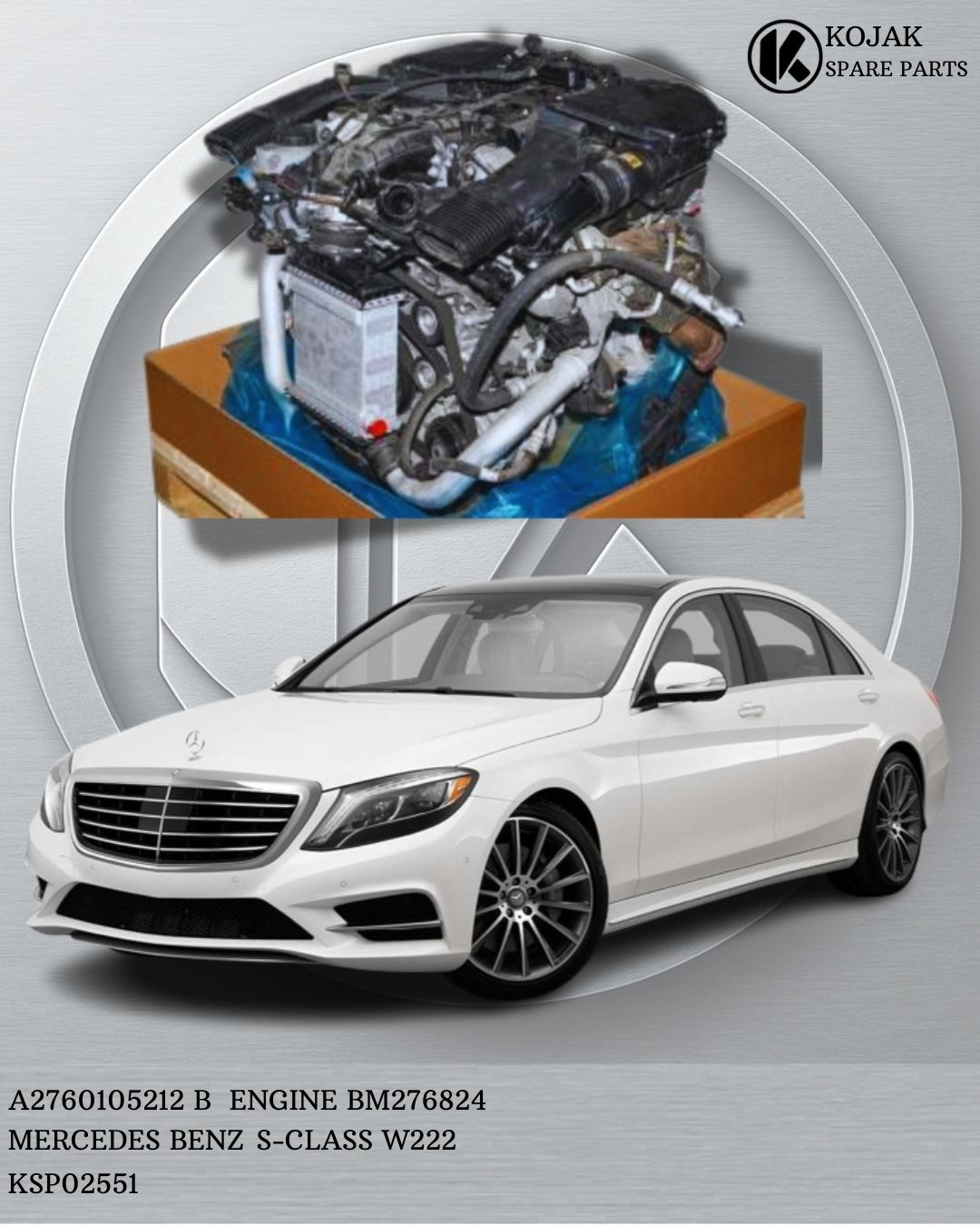 Mercedes-Benz S-Class W222 Engine