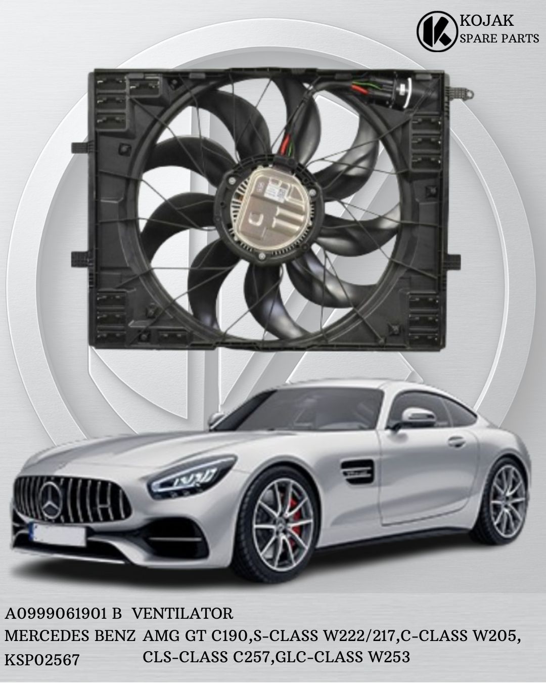 Mercedes-Benz Cooling Fan Assembly