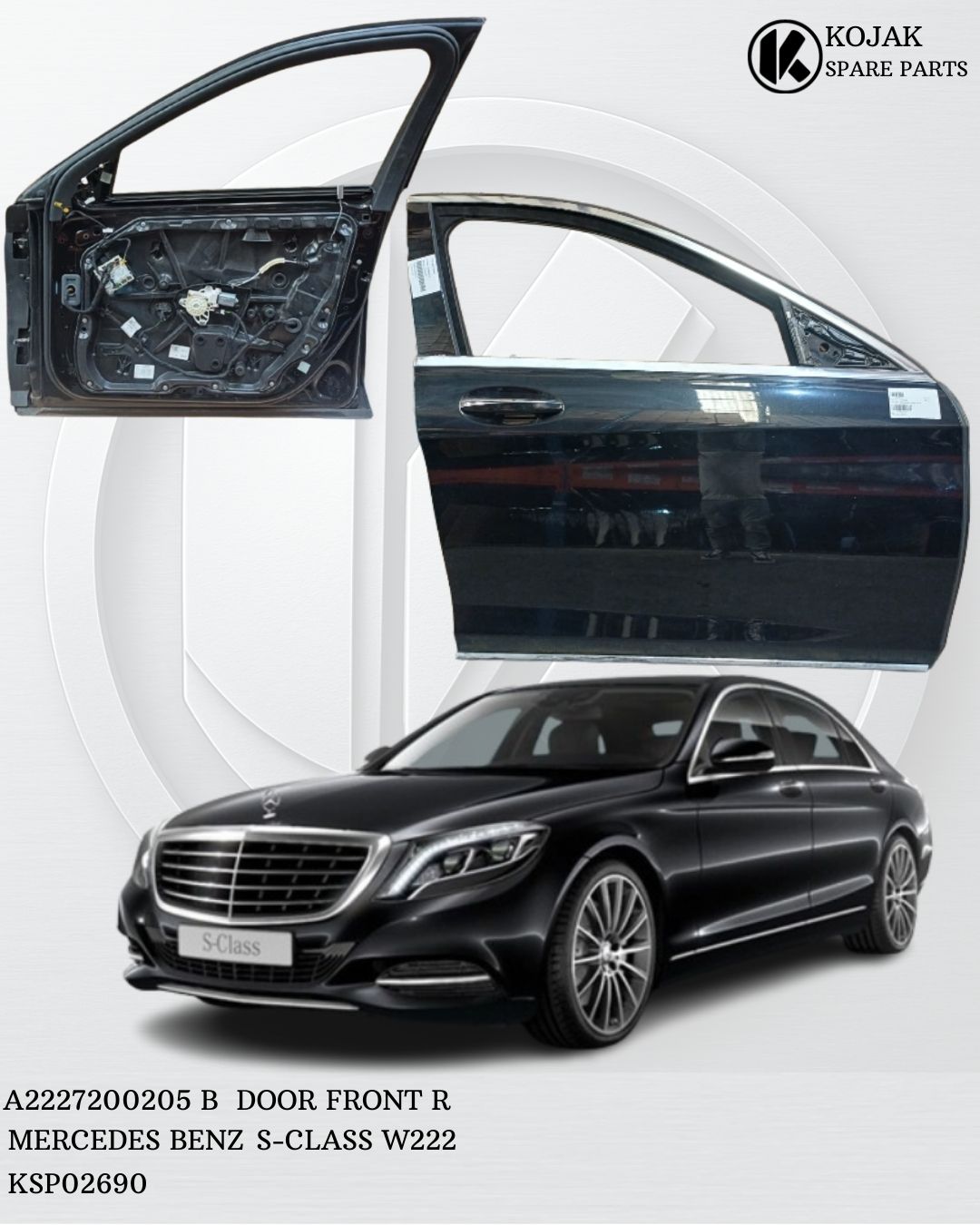 Front Right Door Mercedes-Benz S-Class W222