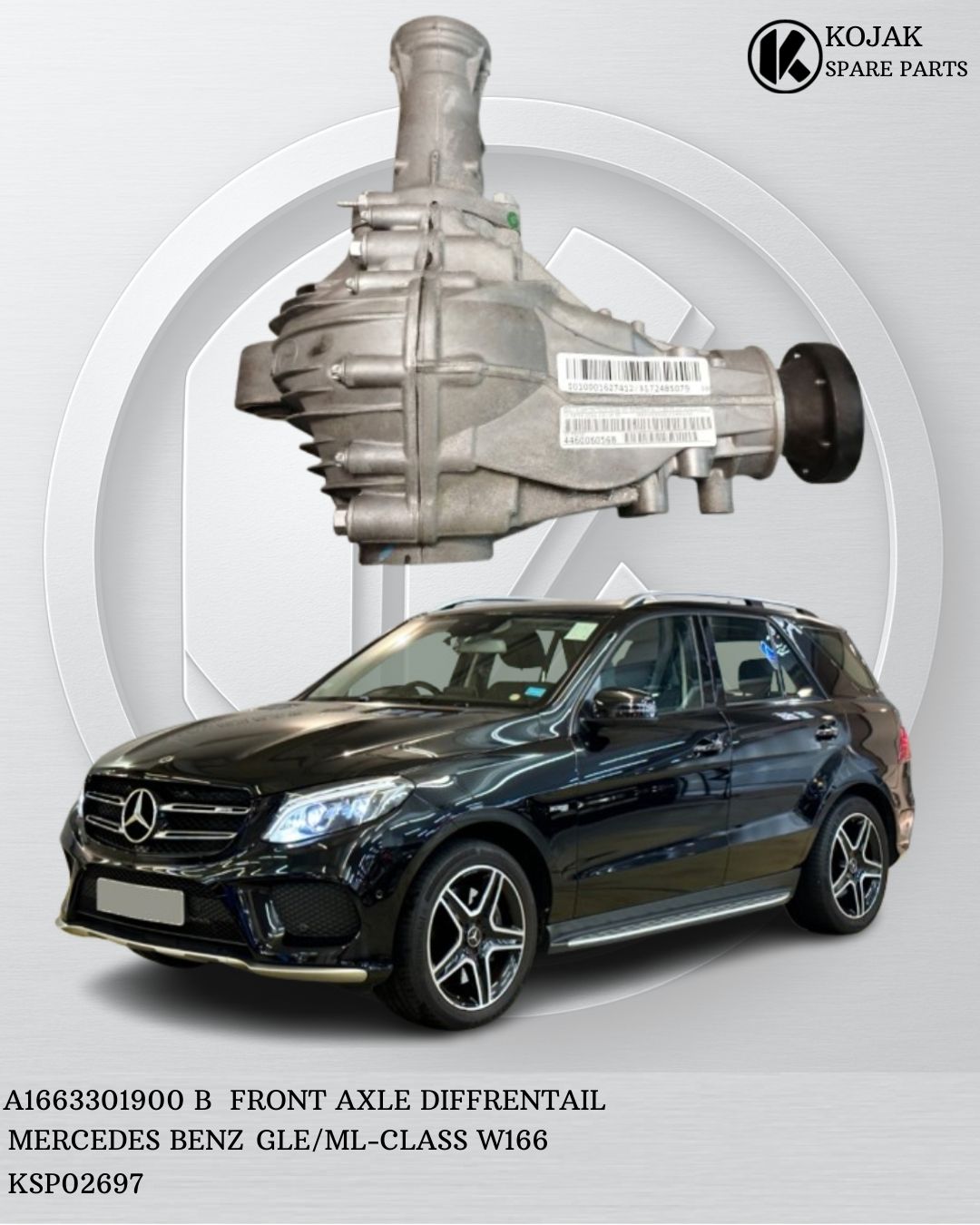Front Axle Differential Mercedes-Benz GLE/ML-Class W166