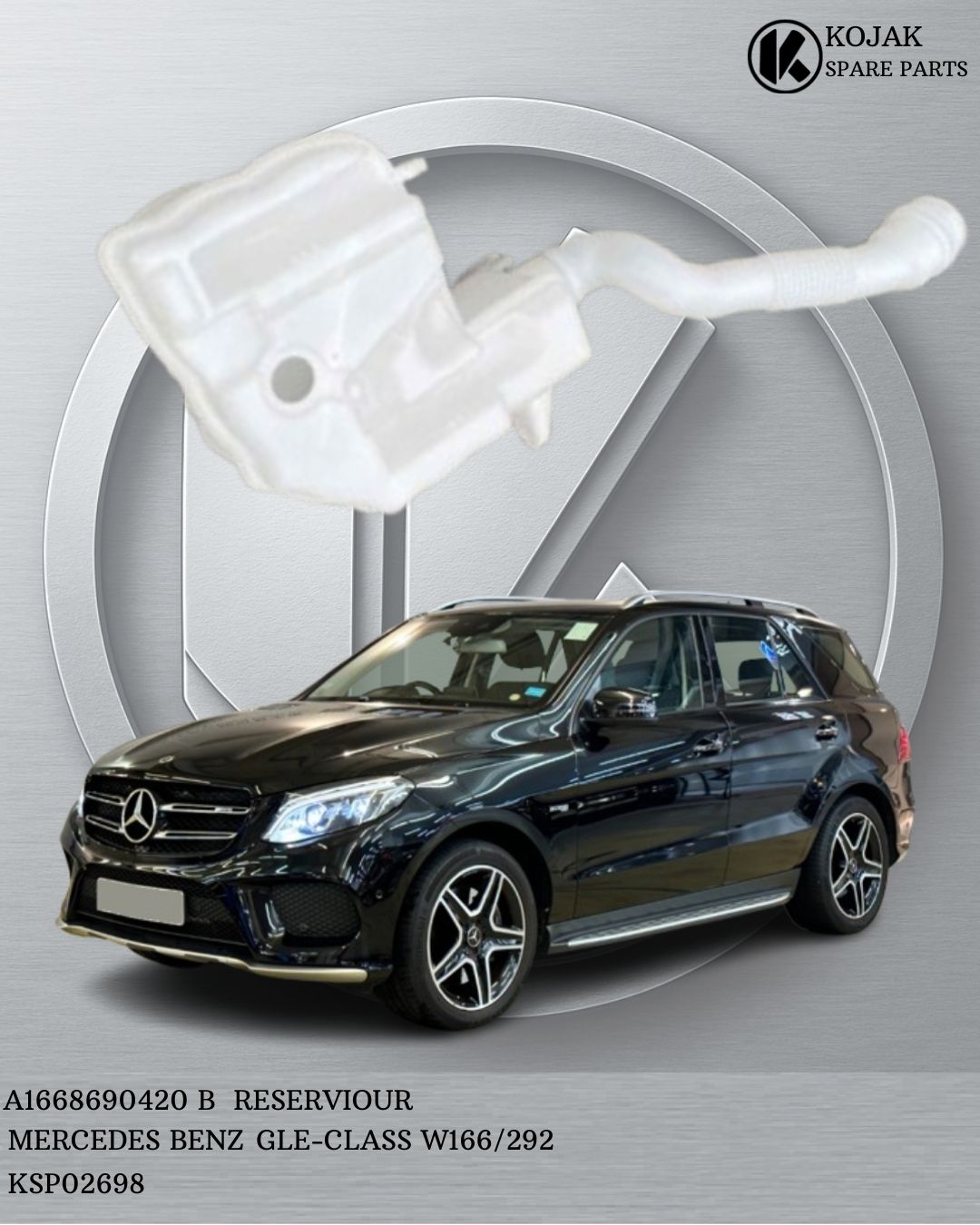 Coolant Expansion Tank Mercedes-Benz GLE-Class W166/292
