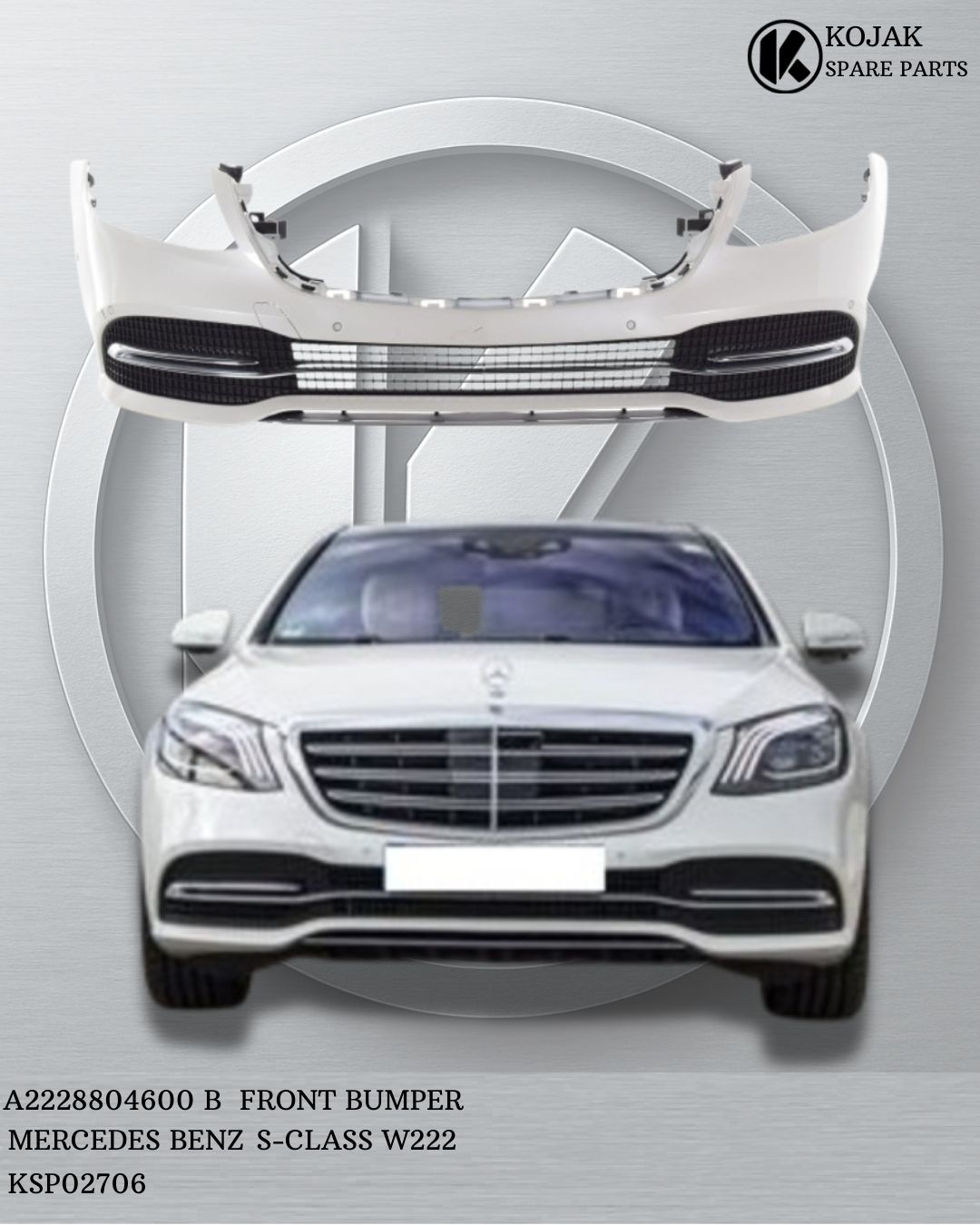 Front Bumper Mercedes-Benz S-Class W222