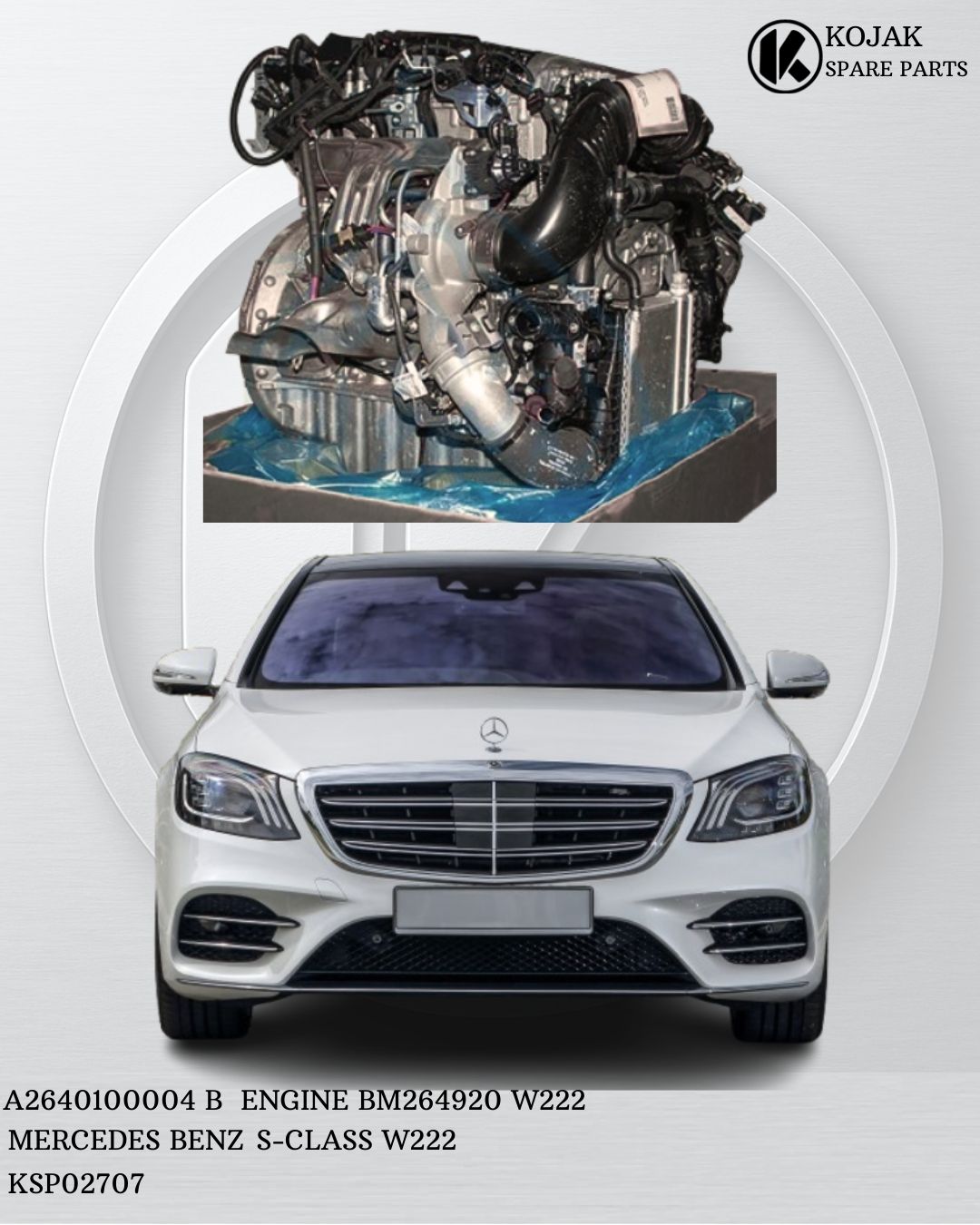 Engine Mercedes-Benz M264 (BM264920) for S-Class W222