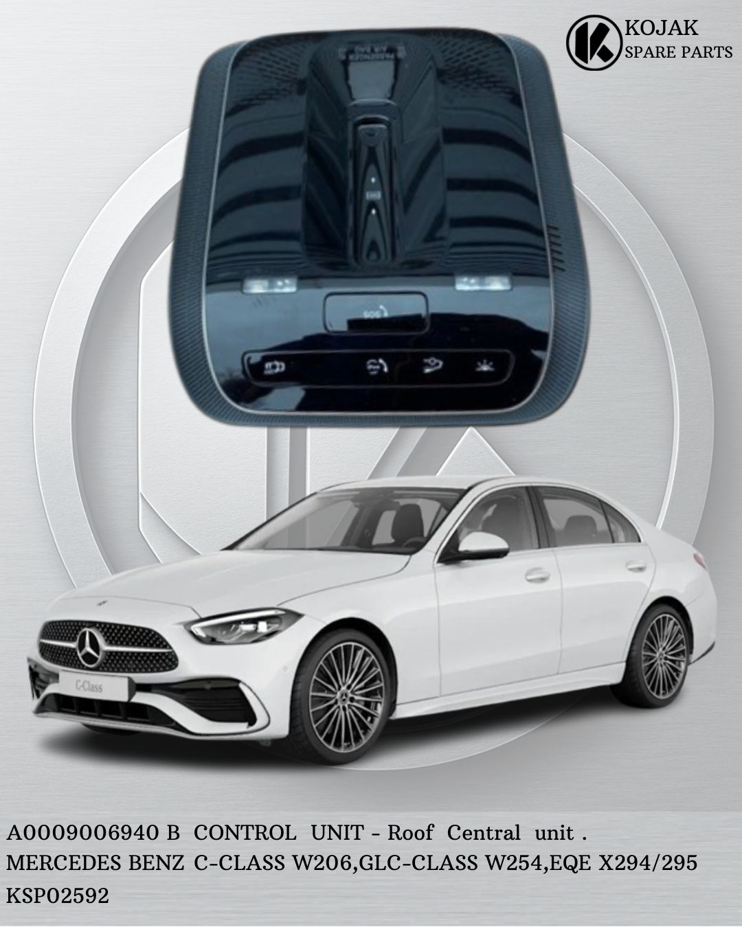 Roof Central Control Unit for Mercedes-Benz C-Class W206, GLC-Class W254, EQE X294/295