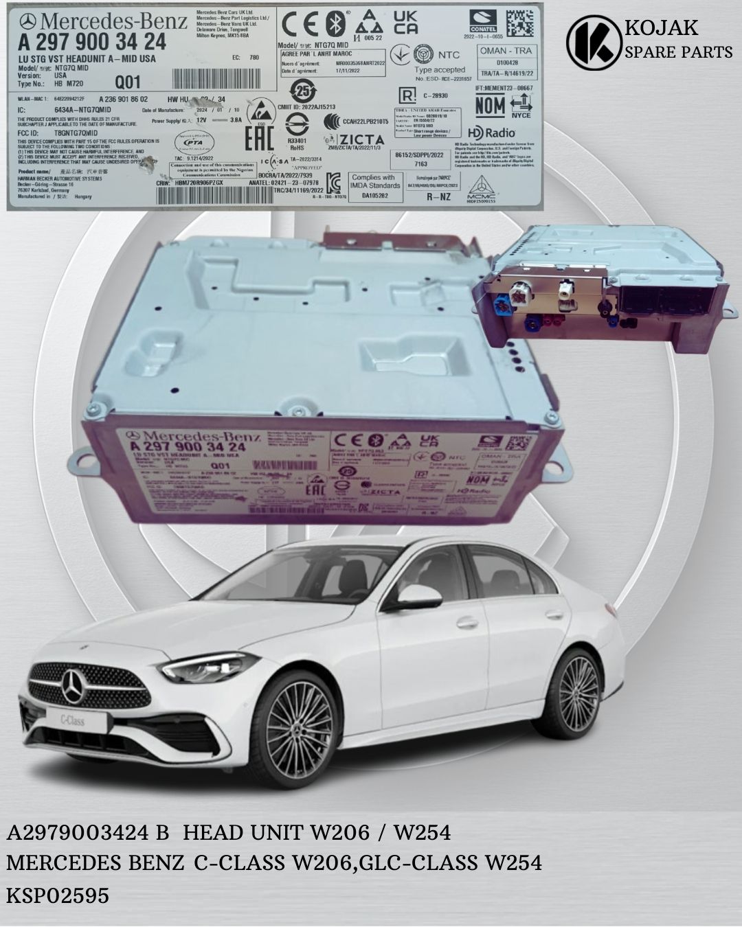 Mercedes-Benz Head Unit NTG7Q MID