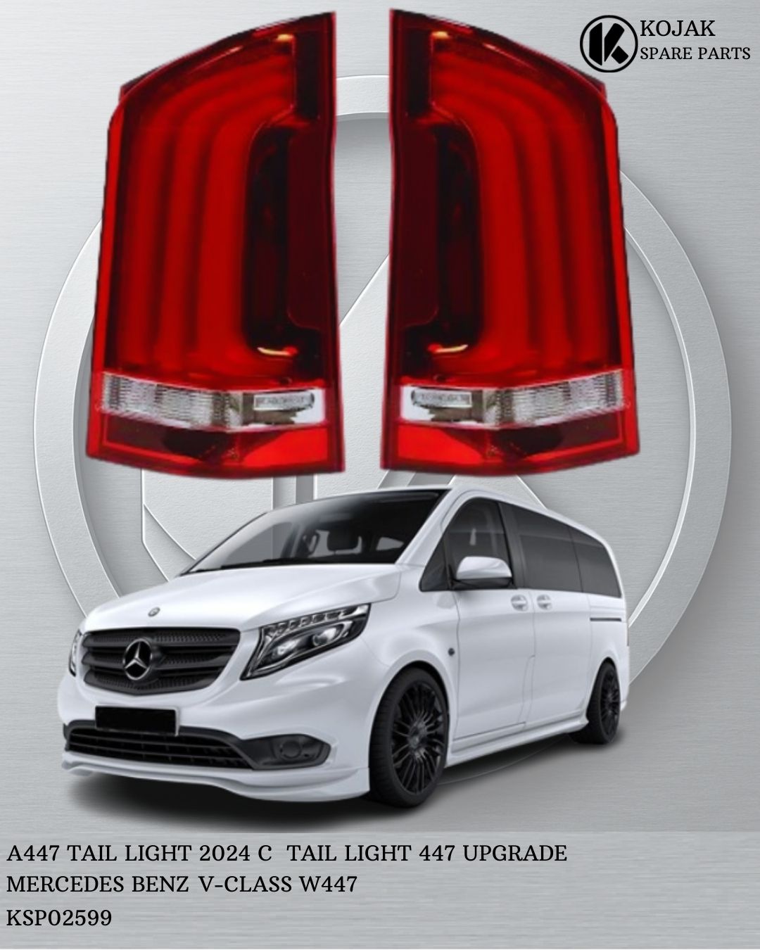 Mercedes-Benz V-Class W447 A447 Upgrade Tail Lights