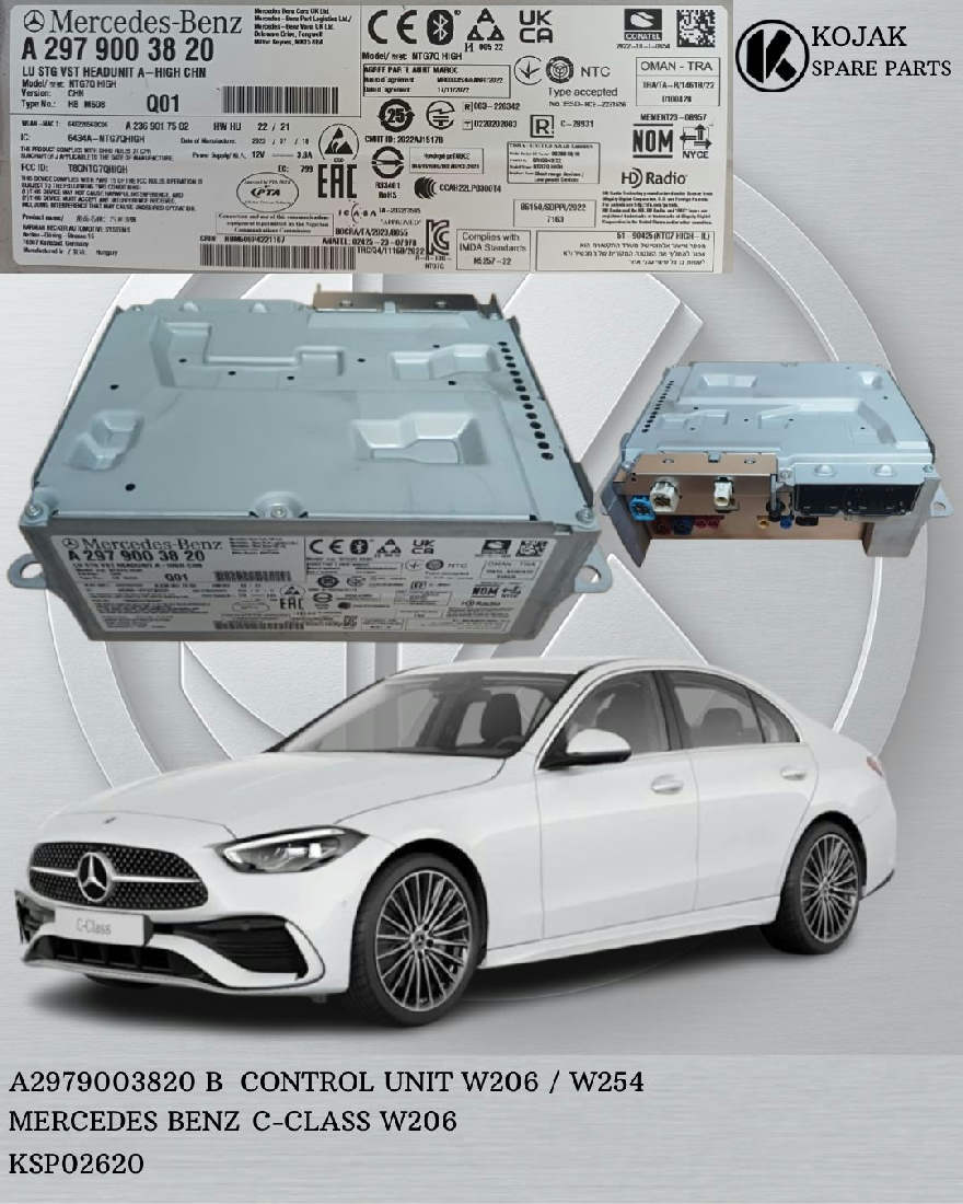 Mercedes-Benz C-Class W206 / GLC W254 Control Unit Headunit