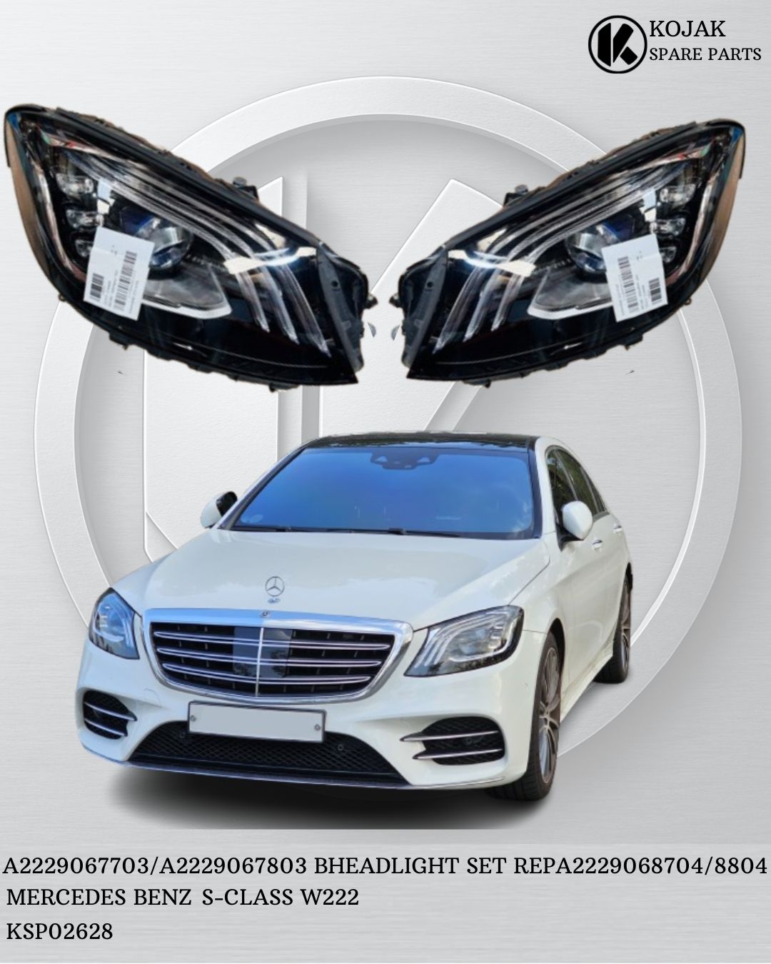 Mercedes-Benz S-Class W222 Headlight Set