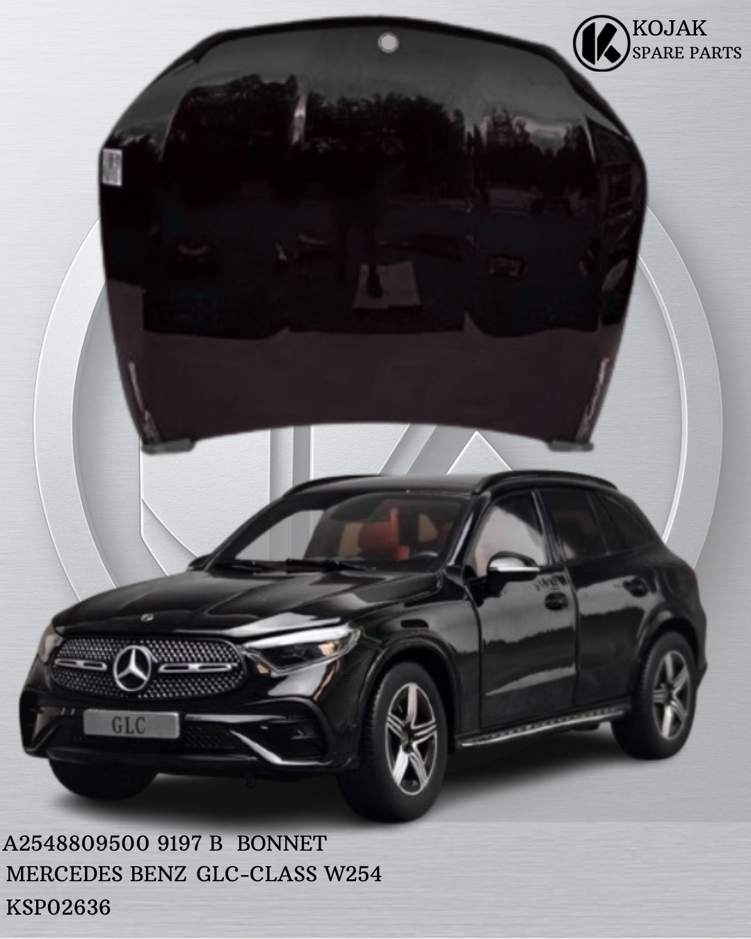 Bonnet for Mercedes-Benz GLC-Class W254
