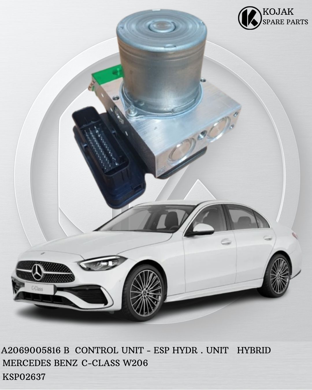 Mercedes-Benz C-Class W206 ESP Hydraulic Control Unit Hybrid