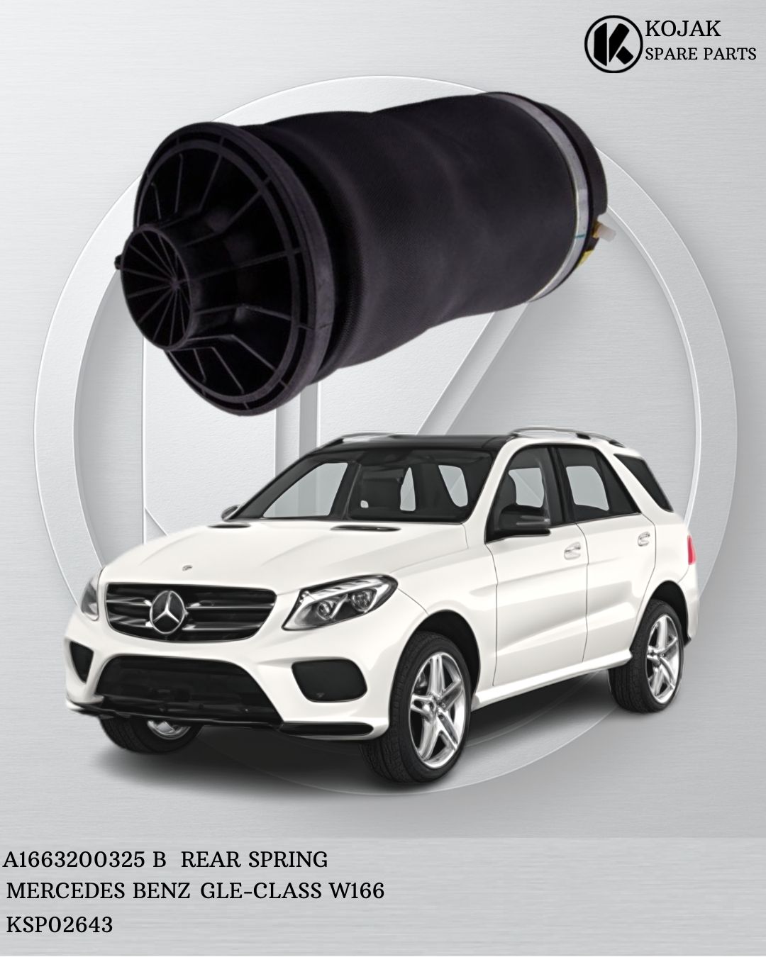 Mercedes-Benz GLE-Class W166 Rear Air Spring