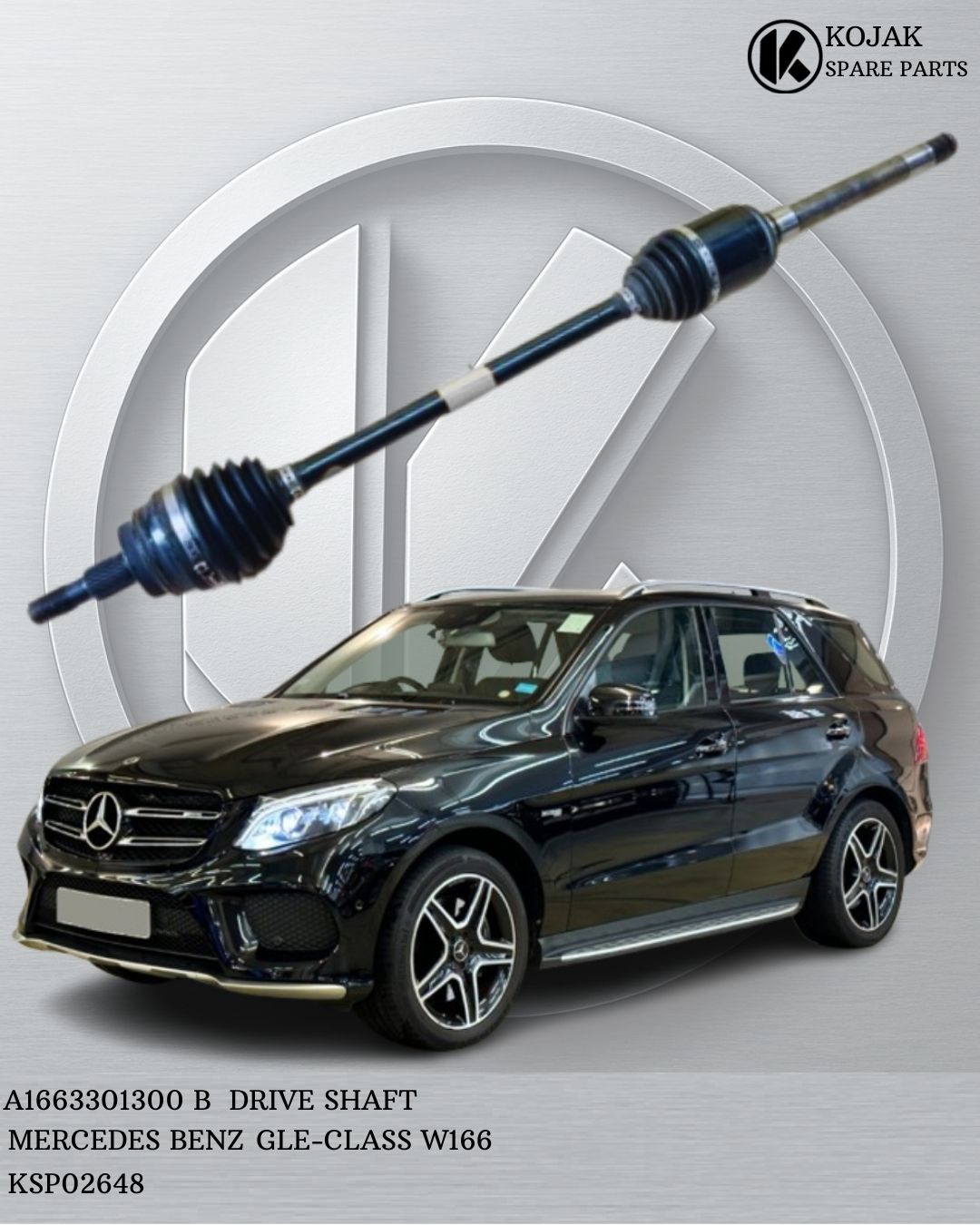 Drive Shaft Mercedes-Benz GLE-Class W166