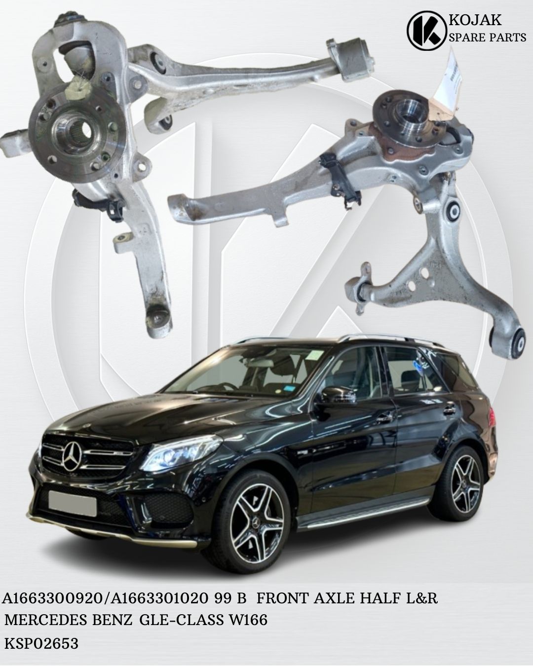 Front Axle Half Left & Right Mercedes-Benz GLE-Class W166