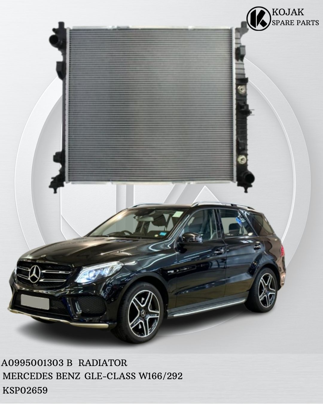 Radiator Mercedes-Benz GLE-Class W166/292