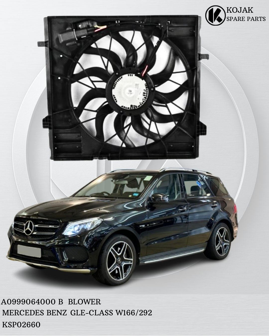 Blower Fan Mercedes-Benz GLE-Class W166/292