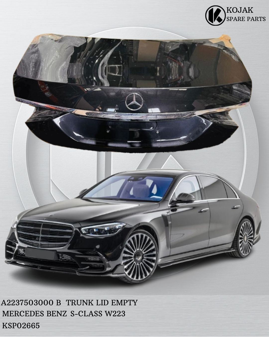 Trunk Lid Mercedes-Benz S-Class W223