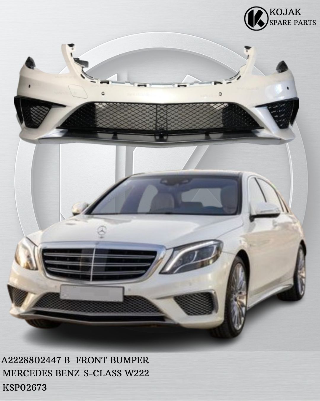 Front Bumper Mercedes-Benz S-Class W222