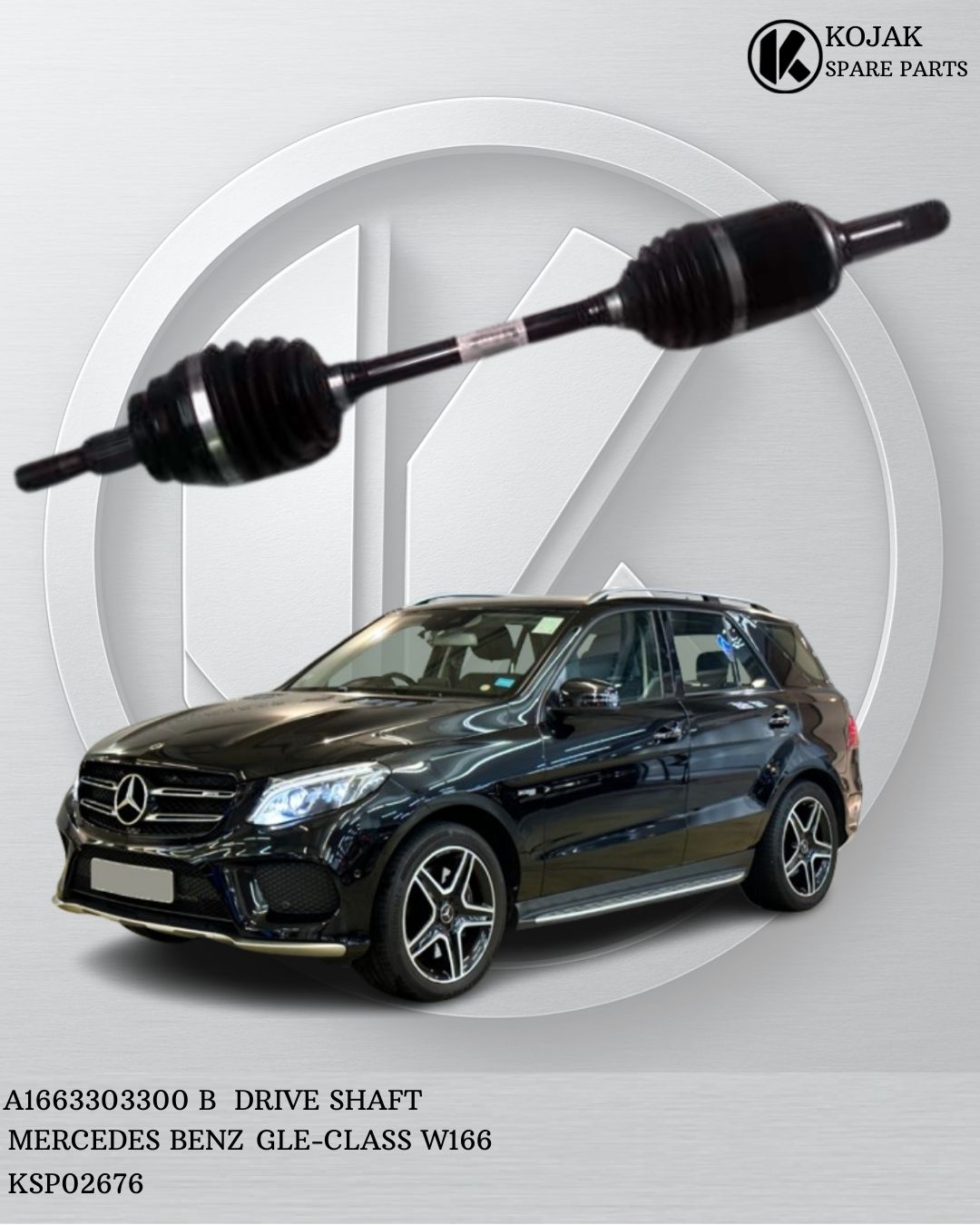 Drive Shaft Mercedes Benz GLE-Class W166